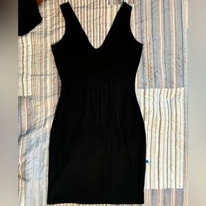 Skin tight mini dress with thick straps